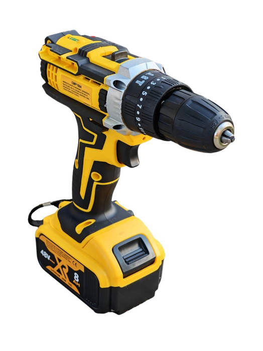 48V / 8 AH BORMASINA CAMPION CU 2 ACUMULATORI, INCARCATOR SI ACCESORII + CADOU IN CUTIE [3]