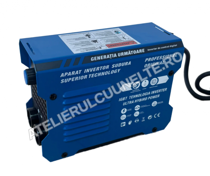515AH INVERTOR CAMPION  APARAT DE SUDURA PROFFESIONAL 1.5 - 5 mm 220W + ACCESORII [2]