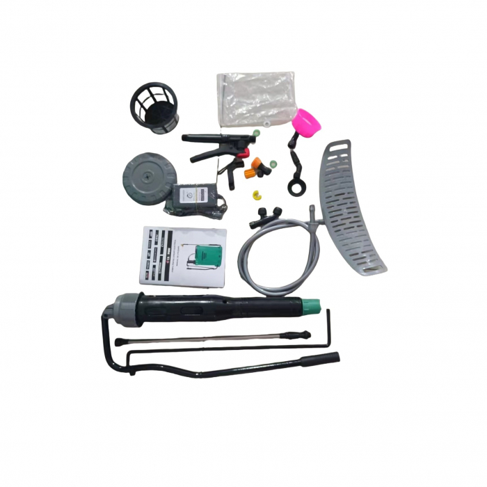 Pompa de stropit electrica CAMPION, 2 in 1, manuala si electrica, 16 L, acumulator, 6 BAR, regulator, accesorii incluse [5]