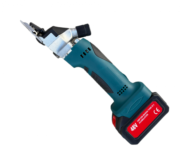 1000W Masina de tuns oi pe acumulator CAMPION 48V, 2 acumulatori, accesorii incluse, CAINI SAU ANIMALE MARI [4]