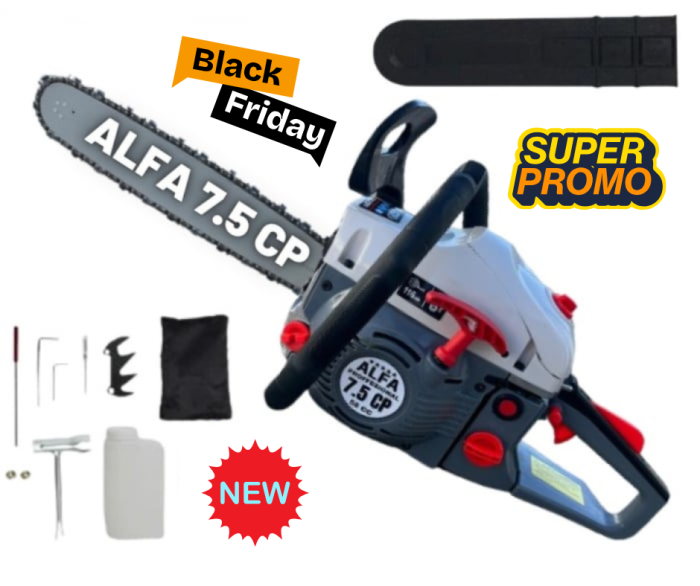 *MEGA-PROMOTIE* 7.5 CP ALFA Drujba pe Benzina Motofierastrau by CAMPION  LAMA Campion 40 [1]