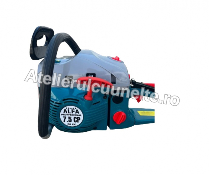 7.5 CP ALFA 5 STELE Drujba pe Benzina Motofierastrau , 52 CMC, LAMA 40 CM [4]