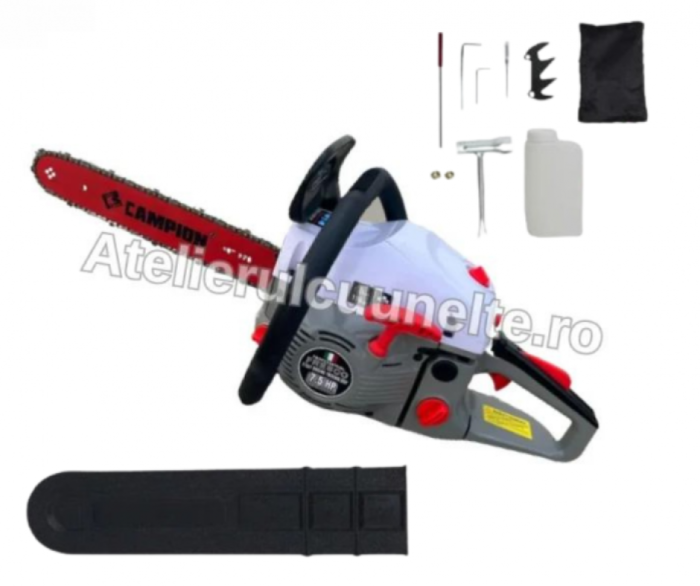 7.5 CPFRESCO ITALY Drujba pe Benzina Motofierastrau by Campion , 52 CMC, LAMA 40 CM [1]