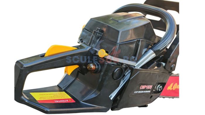*MEGA PACHET* 8.5cp Drujba benzina + 4 lanturi + 2 lame + x2 ulei amestec 0.5L + x2 bujii + accesorii + manusi protectie + pila lant, CAMPION Profesional [3]