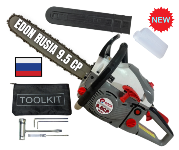 *DRUJBA-RUSIA* 9.5 CP EDON RUSIAN POWER Drujba pe Benzina Motofierastrau LAMA si LANT 40 CM [1]