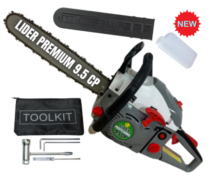 *DRUJBA IEFTINA* 9.5 CP LIDER PREMIUM Drujba pe Benzina Motofierastrau LAMA si LANT 40 CM [1]