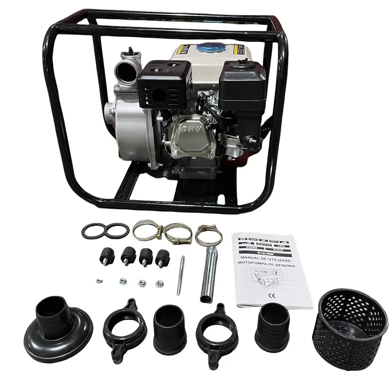 *9.8 CP MOTOYAMA* Motopompa benzina 2 toli inch, 3600rpm, 200cmc, 4 timpi, 30m inaltime [2]
