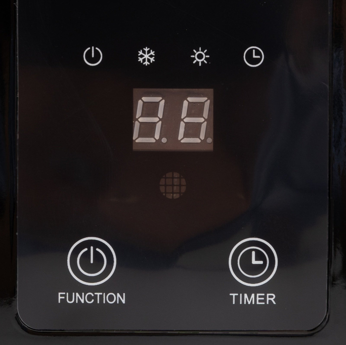 Aeroterma de perete cu display si telecomanda BÖHM BH2000BL, 20–25 m², 1000W-2000W [7]