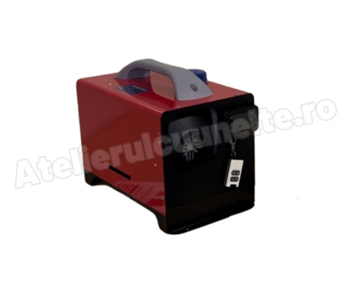 Aeroterma pe motorina portabila 9KW Incalzitor 3 in 1 cu telecomanda,evacuare termostat, 12V 24V 220V [2]