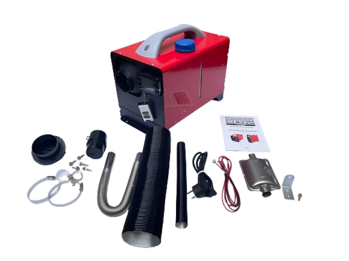 ALIMENTARE 220V 12KW Aeroterma pe motorina cu telecomanda,evacuare termostat,portabila 12V Incalzitor [1]