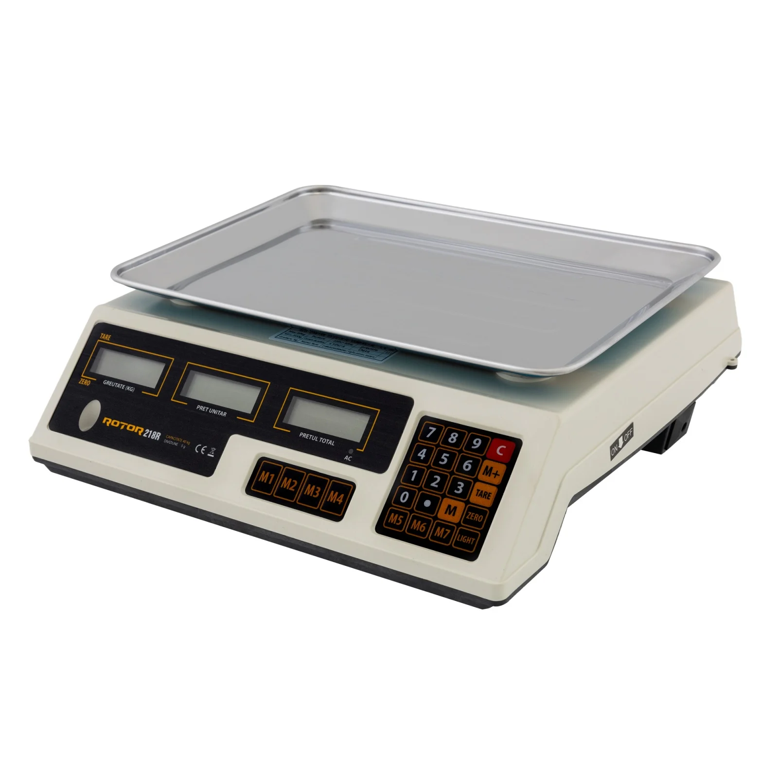 Cântar electric cu baterie reîncărcabilă 4V ROTOR R218B [2]