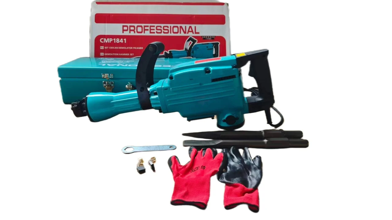 Ciocan Demolator picamer 3500w, 60j, 1800rpm, 16kg, sds-hex 65mm, maner anti-vibratii CAMPION PROFESSIONAL CMP1841` [2]