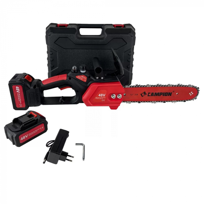Drujba cu 2 Acumulatori 48V CAMPION , Lama 30cm [4]