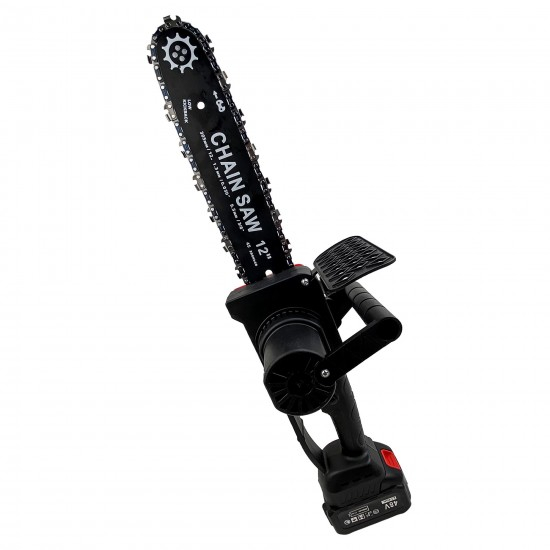 LAMA 35 CM DRUJBA CU 2 ACUMULATORI GOSPODAR, 2 LANTURI, 48V, SISTEM UNGERE LANT [3]