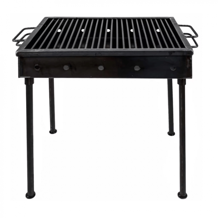 Gratar gradina camping 500x350mm, tabla 1.5mm, picioare demontabile - Copie [2]