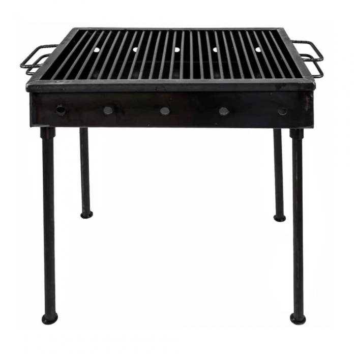 Gratar gradina camping 600x400mm, tabla 1.5mm, picioare demontabile [4]