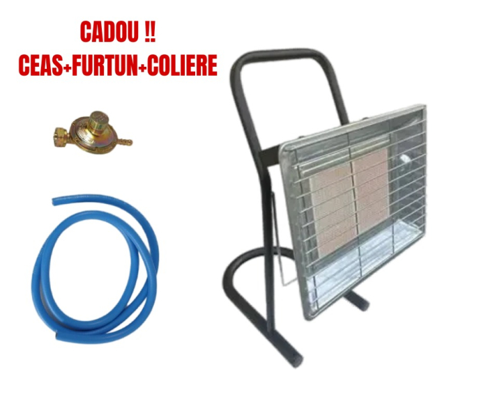 Incalzitor Arzator Ceramic 3500W  Cu Picior Nurgaz GPL GAZ Consum Mic [1]