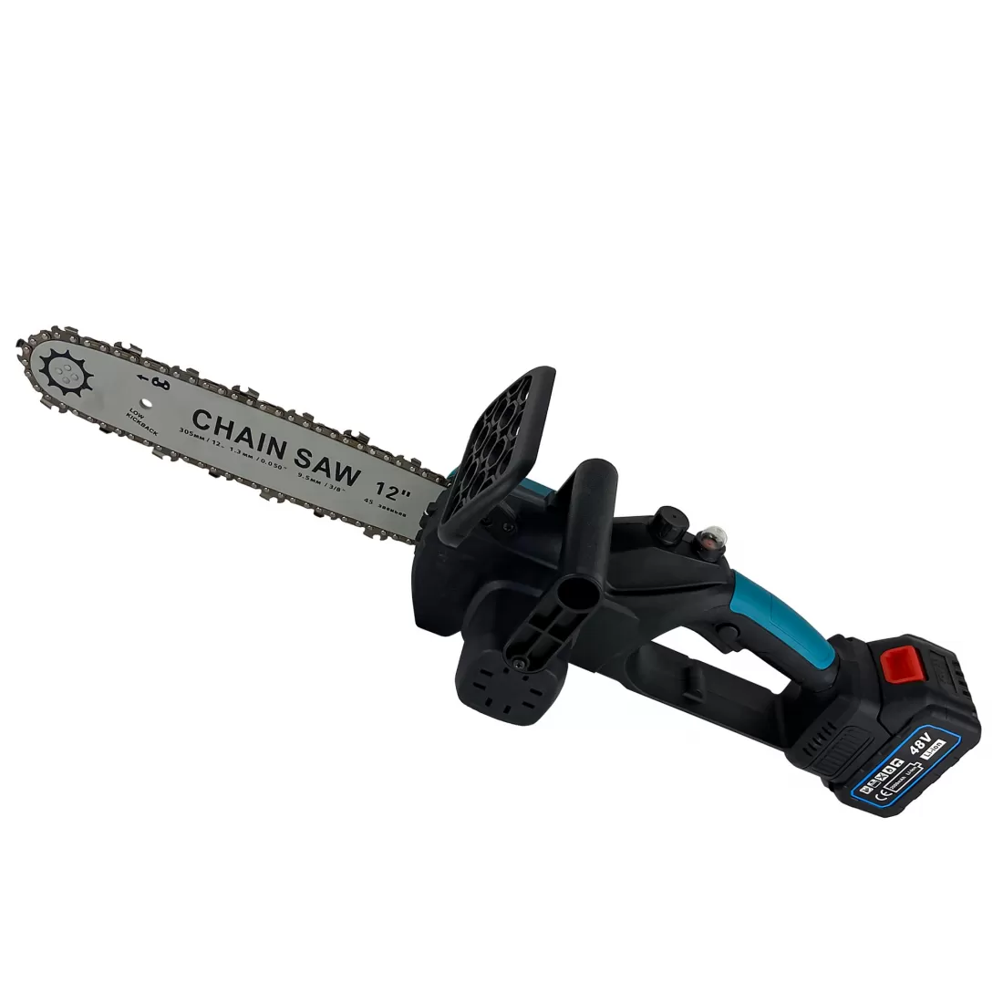 LAMA 35 CM DRUJBA CU 2 ACUMULATORI GOSPODAR, 2 LANTURI, 48V, SISTEM UNGERE LANT [3]