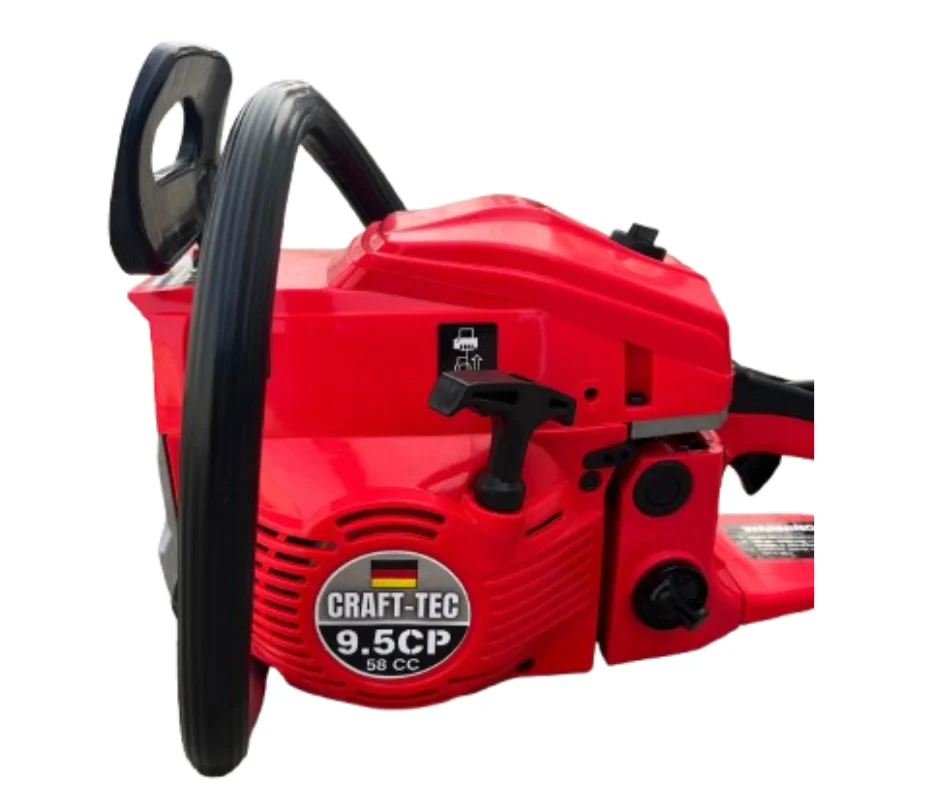 *MEGA PACHET* 9.5CP CRAFT-TEC GERMANY Drujba benzina + 4 lanturi + 2 lame + x2 ulei amestec 0.5L + x2 bujii + accesorii + manusi protectie + palnie Japan PROFFESIONAL [3]