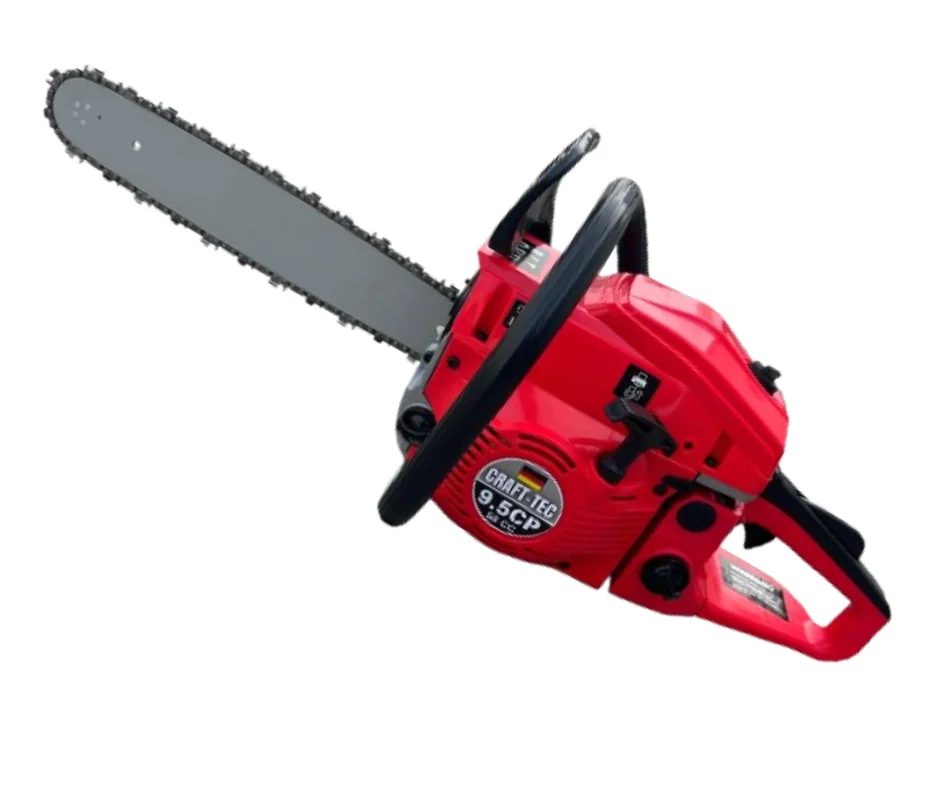 *MEGA PACHET* 9.5CP CRAFT-TEC GERMANY Drujba benzina + 4 lanturi + 2 lame + x2 ulei amestec 0.5L + x2 bujii + accesorii + manusi protectie + palnie Japan PROFFESIONAL [2]