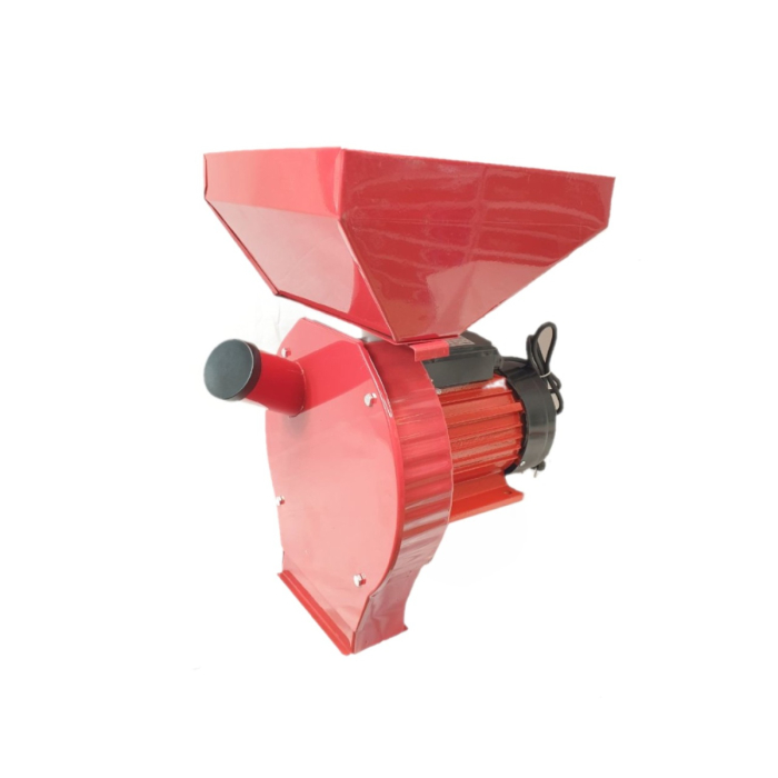 Moara Electrica 4500w Rosie pentru Uruiala CMP1335R, 4.5KW, 300kg/ora, Motor Electric 100% Cupru, 20 Ciocanele, 4 Site Interschimbabile, Cuva Metalica Extra Mare, Butuc Direct pe Ax, Protectie Suprasa [3]