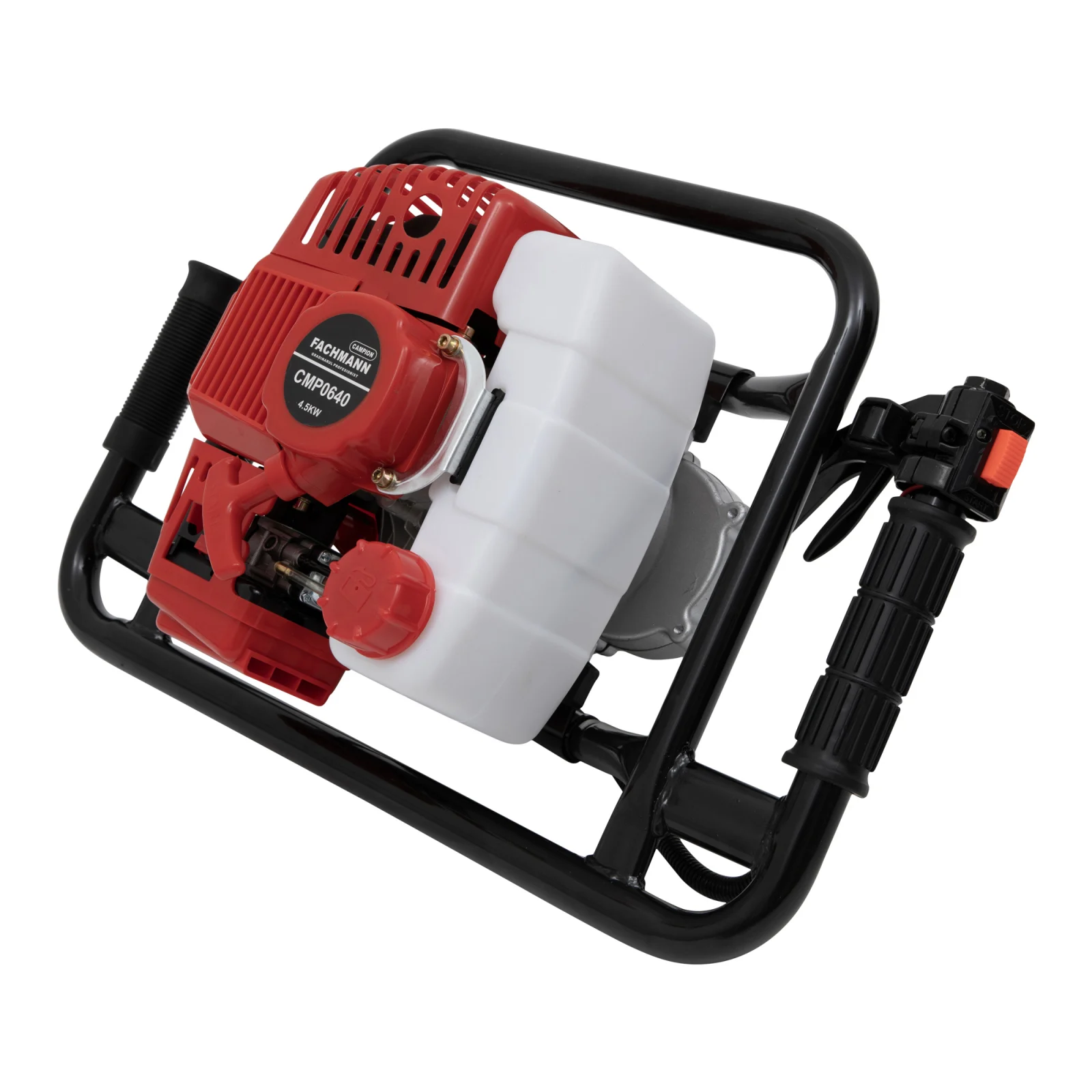 Motoburghiu 6 CP pe benzina pentru pamant cu burghiu 150mm inclus Trigo CAMPION Rosu [3]