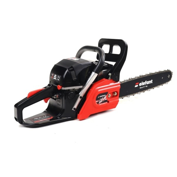 *OFERTA*Drujba pe benzina cu 2 lame si 2 lanturi + 2 bujii + manusi, ELEFANT EM-5.5, 10000 rot / min, 5,5 CP [4]