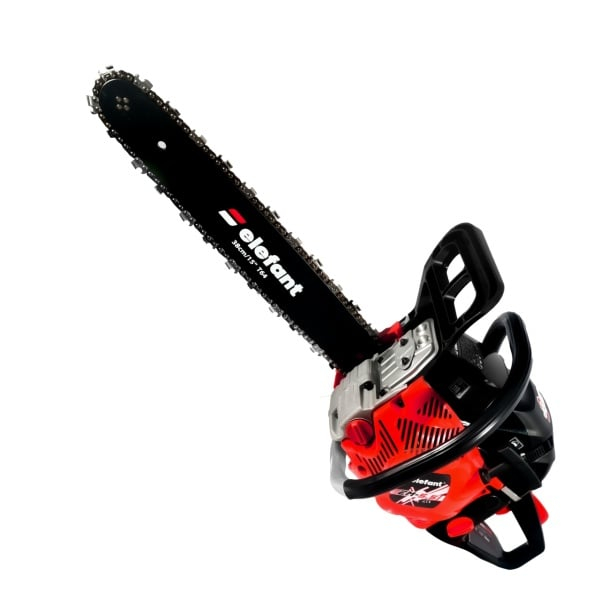 *OFERTA*Drujba pe benzina cu 2 lame si 2 lanturi + 2 bujii + manusi, ELEFANT EM-5.5, 10000 rot / min, 5,5 CP [2]