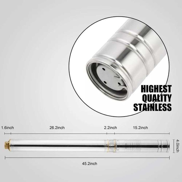 Pompa apa submersibila Zinith Italy 4STM508, 1.65W, 200 l/min. [4]