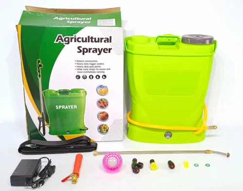 Pompa de Stropit Electrica pe Baterie cu Acumulator CMP1760, 16L, 12V, Presiune 2-4 Bar, Autonomie pana la 4 Ore, Lance Telescopica Inox, Duze Multiple, Incarcator Inclus, Sistem Purtare Ergonomic [2]