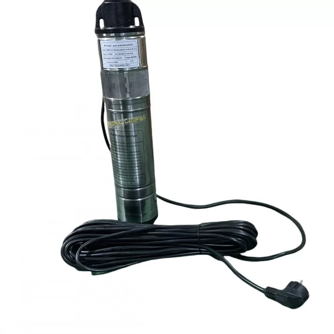 *100% CUPRU* 5000L/Ora Pompa tun submersibila inox 1500W CAMPION 5m3/ora, 160 metri refulare, consum redus, racord inclus 20M [3]