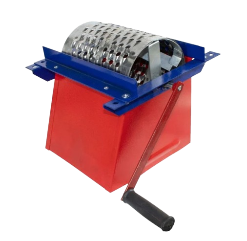 Razatoare fructe Koza-Nova MINI, cu tambur, manuala, >5kg la 60 rotatii, Cuva 6L, 250x250mm [2]
