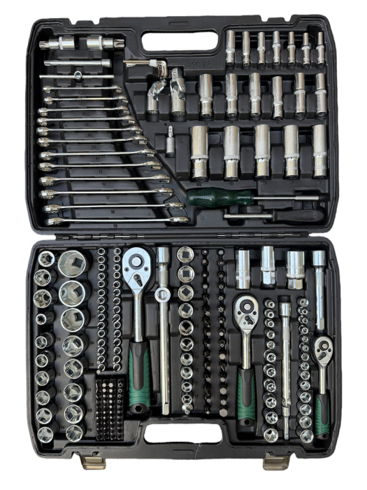 *1+1 GRATIS* Trusa profesionala scule cu 216 piese tubulare cromate Chrome Vanadium [2]