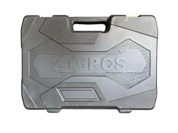 *1+1 GRATIS* Trusa profesionala scule cu 216 piese tubulare cromate Chrome Vanadium [4]