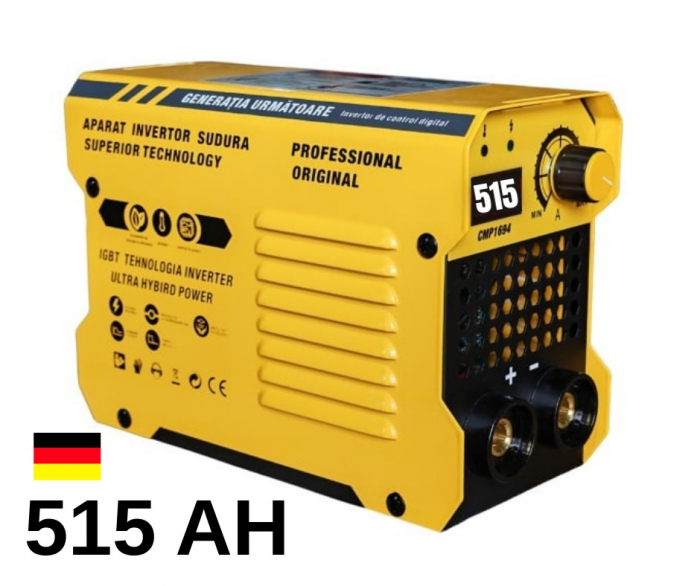 CAMPION 515AH INVERTOR APARAT DE SUDURA PROFFESIONAL 1.5 - 5 mm 220W + ACCESORII [2]
