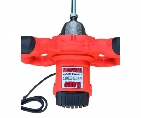 4400W MOTOYAMA MALAXOR AMESTECATOR MORTAR 1500RPM TIJA + PALETA INCLUSA PROFFESIONAL [2]