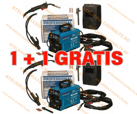 Aparate Sudură și Invertoare - *1+1 GRATIS*Aparat de sudura tip Invertor cu sarma 510A, MMA MIG MAG TIG LIFT  afisaj digital, ventilat, URALMASH IGBT TEHNOLOGY ULTRA HYBRID POWER, CMP1697