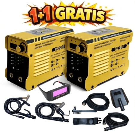 Aparate Sudură și Invertoare - 1+1 GRATIS Aparat de sudura tip Invertor MMA 518A, MMA afisaj digital, ventilat, URALMASH IGBT TEHNOLOGY CMP1694 CADOU 2X OCHELARI AUTOMATI DE SUDURA