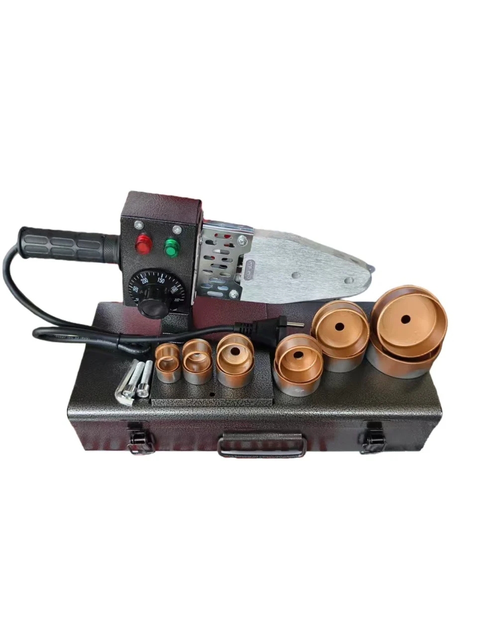 *1+1 GRATIS* rusa Plita PPR 1000w aparat sudura tevi, 6 bacuri, valiza metal, Profesional CAMPION CMP1325 [1]