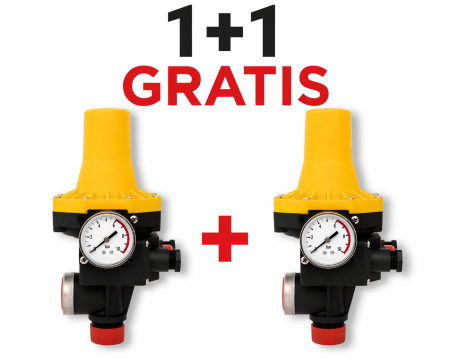 Aparate Sudură și Invertoare - 1+1GRATIS Presostat electronic automat galben Campion CMP0655 1T, 1.1KW, 10bar