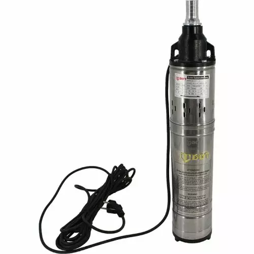 Pompe - *100% CUPRU* 5000L/Ora Pompa tun submersibila inox 1500W CAMPION 5m3/ora, 160 metri refulare, consum redus, racord inclus 20M