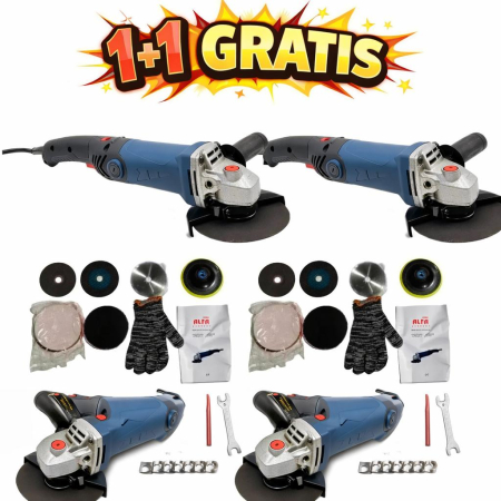Scule Electrice - *1+1 GRATIS * Flex , polizor unghiular ALFA 7 Stele Campion 3000W 125mm + extra accesorii