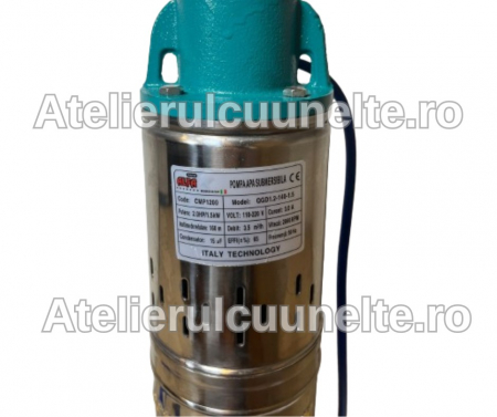 1500W Pompa submersibila cu melc AQUAMANN Premium, cablu 12 metri CUPRU MASIV [2]