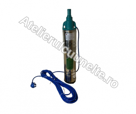 1500W Pompa submersibila cu melc AQUAMANN Premium, cablu 12 metri CUPRU MASIV [1]