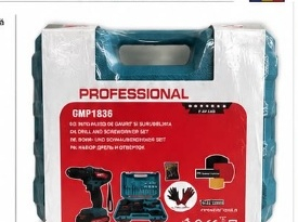 AUTOFILETANTA 48V / 10 AH BORMASINA CAMPION CU 2 ACUMULATORI, INCARCATOR , 100 ACCESORII + CADOU IN CUTIE [2]