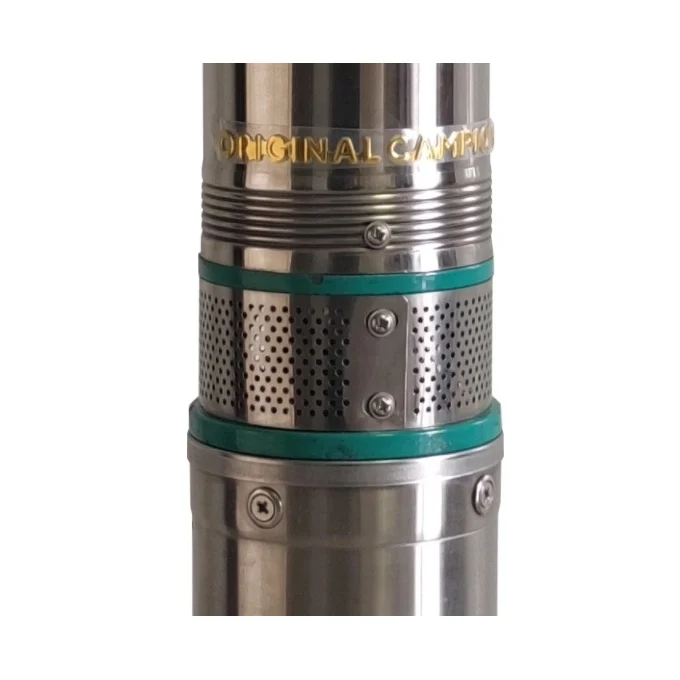 * 16 TURBINE * Pompa submersibila de mare adancime ALFA CMP1560, 4QJD2-80/16-2.2, 2.2kW (3HP), 10.000 l/h, Hmax 160m, cablu 30m, diametru 100mm, racord 1-1.5", 110-220V, bobinaj cupru, inox [1]