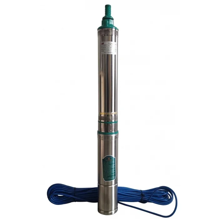 Pompe Submersibile - * 16 TURBINE * Pompa submersibila de mare adancime ALFA CMP1560, 4QJD2-80/16-2.2, 2.2kW (3HP), 10.000 l/h, Hmax 160m, cablu 30m, diametru 100mm, racord 1-1.5", 110-220V, bobinaj cupru, inox