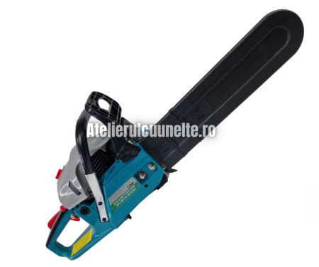 Pachet Motofierastrau pe benzina ( drujba ), Campion 6500, 7.5CP, 58cmc, 2 lame si 2 lanturi [2]