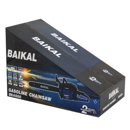 2 LANTURI Drujba pe benzina Baikal BK-4500, 10.500 rot/min, 3,9 CP, 2T , lama 40 cm Motofierastrau Profesional [1]