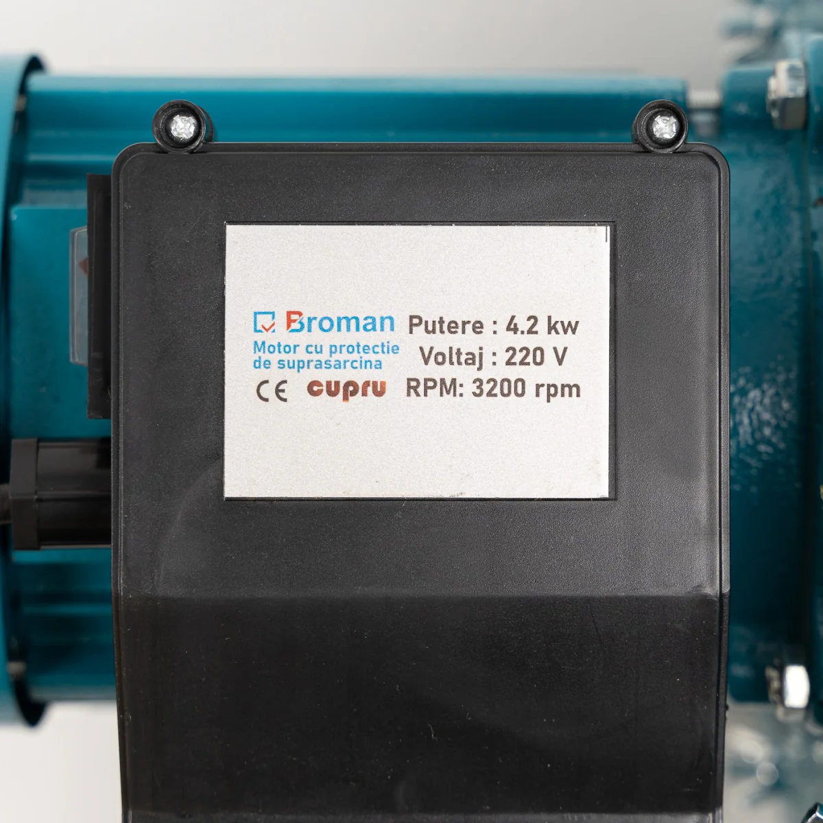 4200W Moară Electrică cu Ciocane Broman, Capacitate 300 kg/oră pentru Cereale și Stiuleti + 4 SITE INCLUSE [4]